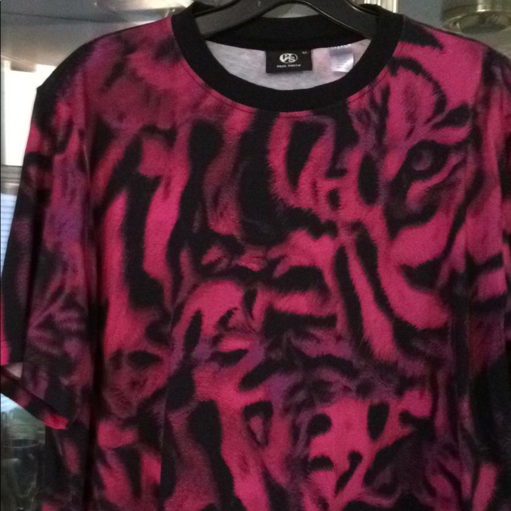 Ps by Paul Smith Pink Leopard Tee